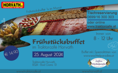 Frühstücksbuffet – 25. August 2024