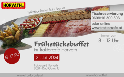 Frühstücksbuffet – 21. Juli 2024