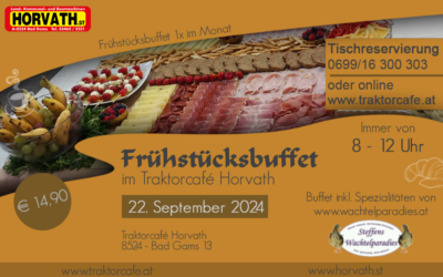 Frühstücksbuffet – 22. September 2024